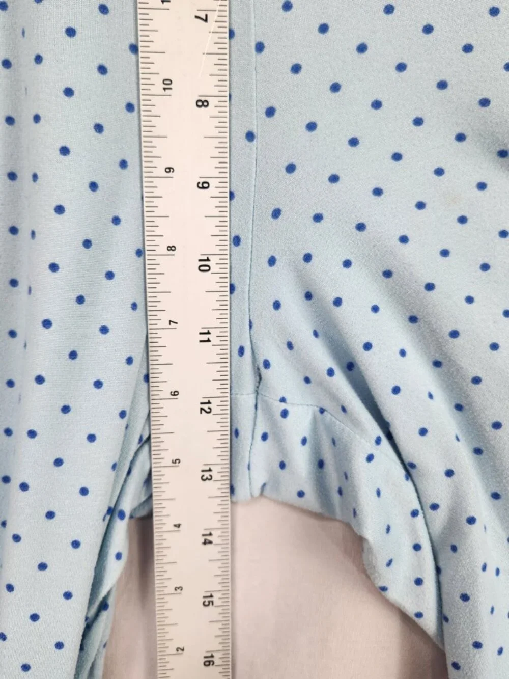 Kate Spade Crop Pajamas Womens M Blue Polka Dot New York Comfy Luxury Capri